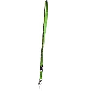 Victoria's Secret LOVE PINK Green Lanyard Keychain ID Badge Holder